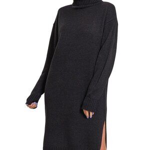 ✨NWT Zenana Turtle Neck Long Sleeve Midi Sweater Dress